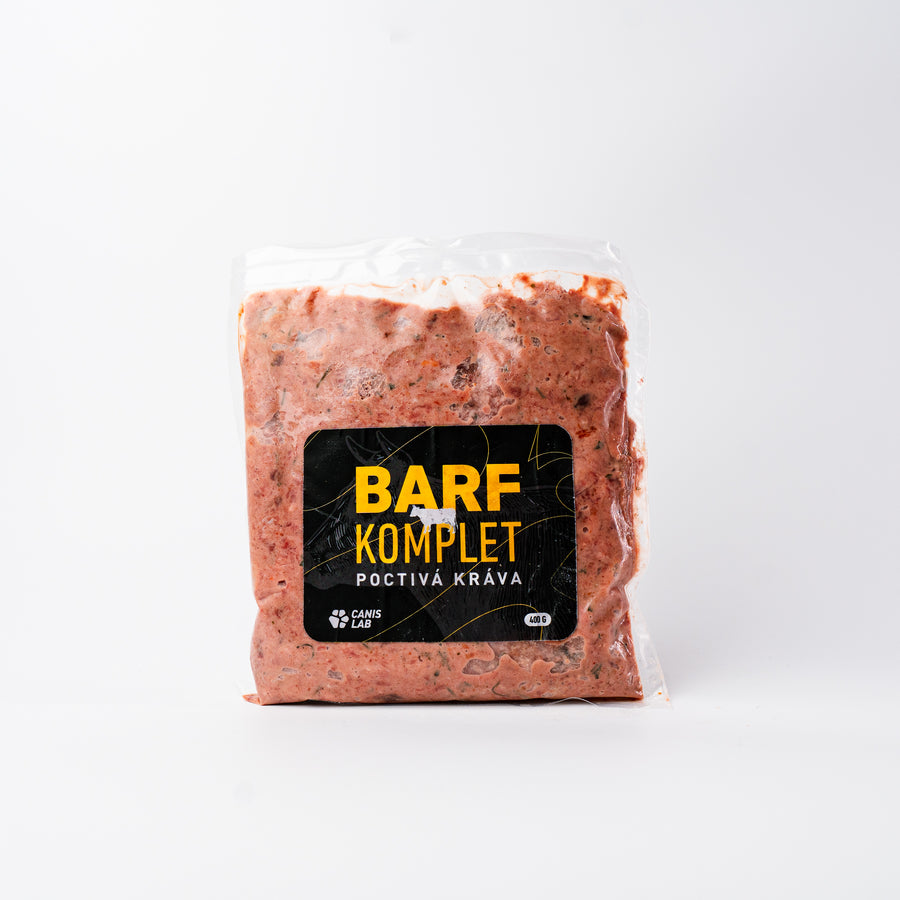 B.A.R.F. Komplet Poctivá Krava | Kompletne zostavené mrazené krmivo z čerstvého mäsa