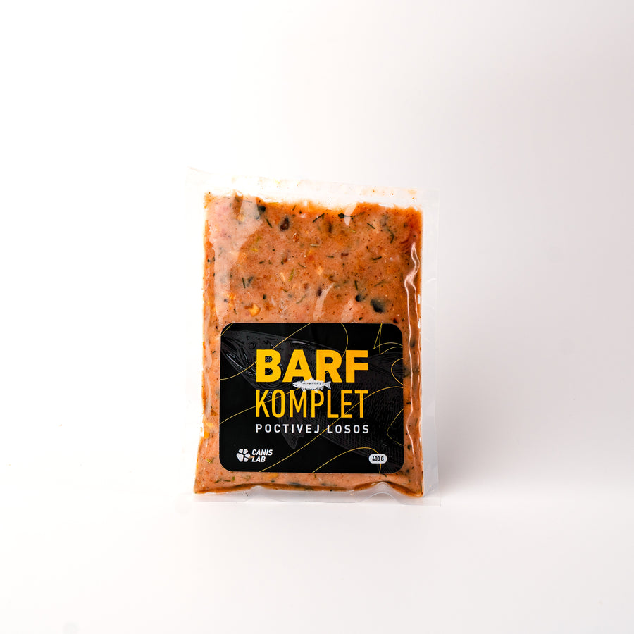 B.A.R.F. Komplet Poctivej Losos | Kompletne zostavené mrazené krmivo z čerstvého mäsa