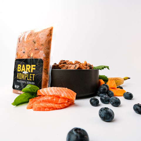 B.A.R.F. Komplet Poctivej losos | Mražené maso pro psy | Kompletní krmivo