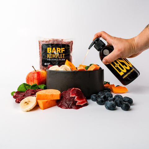 B.A.R.F. Komplet Poctivej jelen | Mražené maso pro psy | Kompletní krmivo