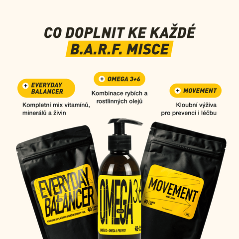B.A.R.F. Komplet Poctivej Jeleň | Kompletne zostavené mrazené krmivo z čerstvého mäsa