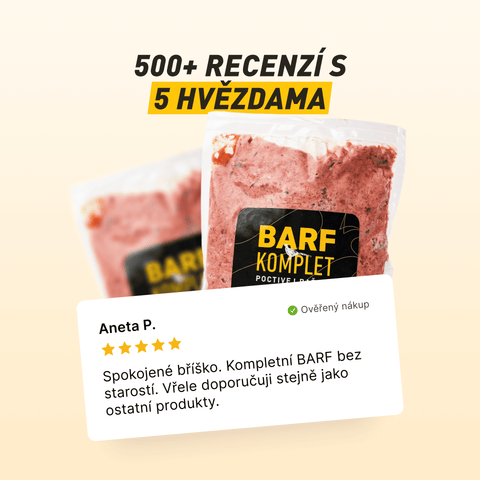 B.A.R.F. Komplet Poctivej Bažant | Kompletne zostavené mrazené krmivo z čerstvého mäsa