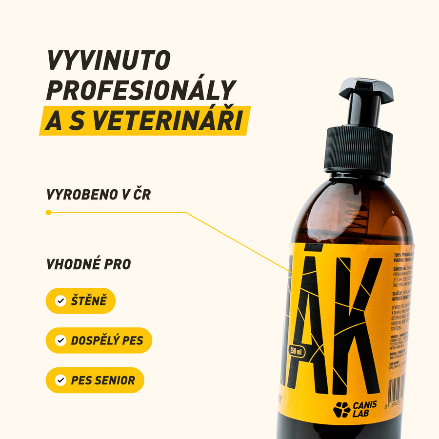 Lňák | 100% lněný olej jako rostlinný zdroj omega-3 pro psy s alergií na ryby