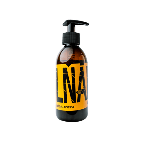 Lňák | 100% lněný olej jako rostlinný zdroj omega-3 pro psy s alergií na ryby
