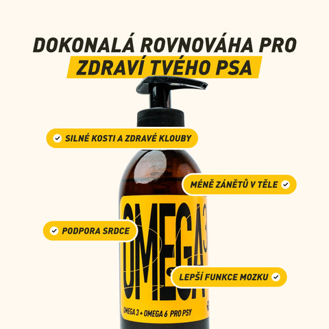 Omega 3+6 | Olej pro psy | 250 ml