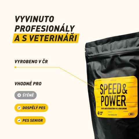 Speed & Power | Energetický rehydratační nápoj pro psy