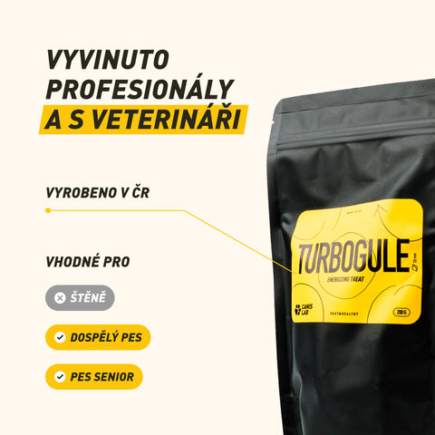 TURBOGULE | Energetický pamlsek pro psy | 200 g